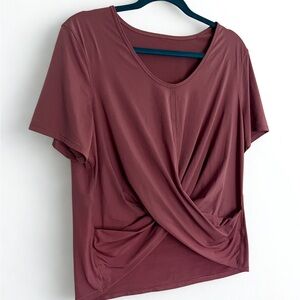 Lululemon Do The Daily Short Sleeve in the color Plumful